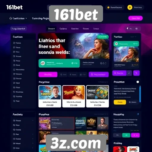 Análise da interface do usuário do site 161bet