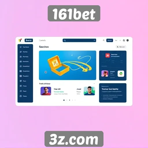 Interface e experiência do usuário no site 161bet