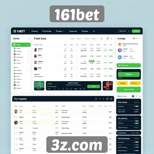 Exploração da interface de usuário do 161bet